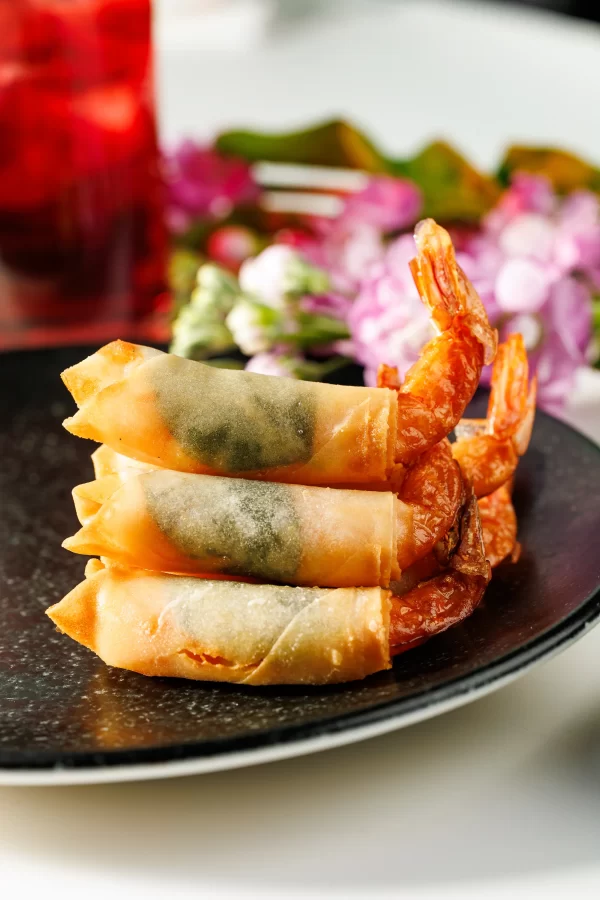 Спринг-роллы с креветкой